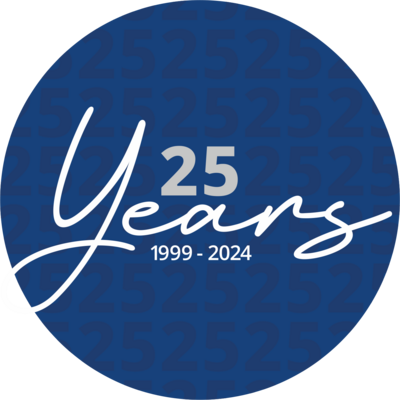 25 years logo