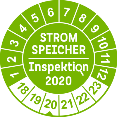 Siegel Stromspeicher-Inspektion
