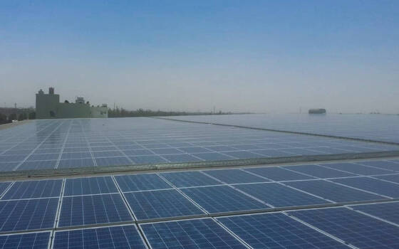 Solar roof in Dammam, Saudi Arabia